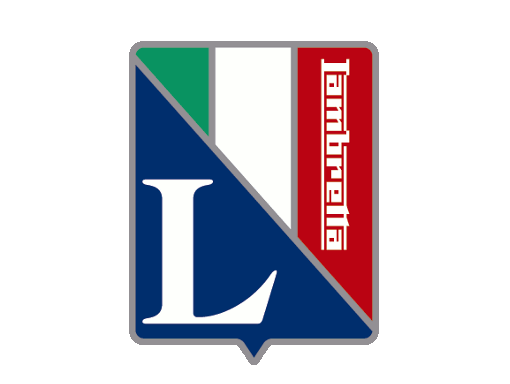 Lambretta logo Italian flag L
