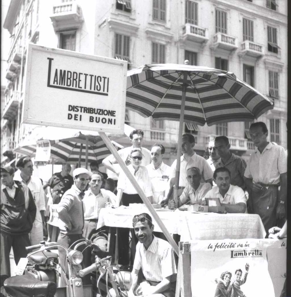 1949 II International scooter gathering in Sanremo