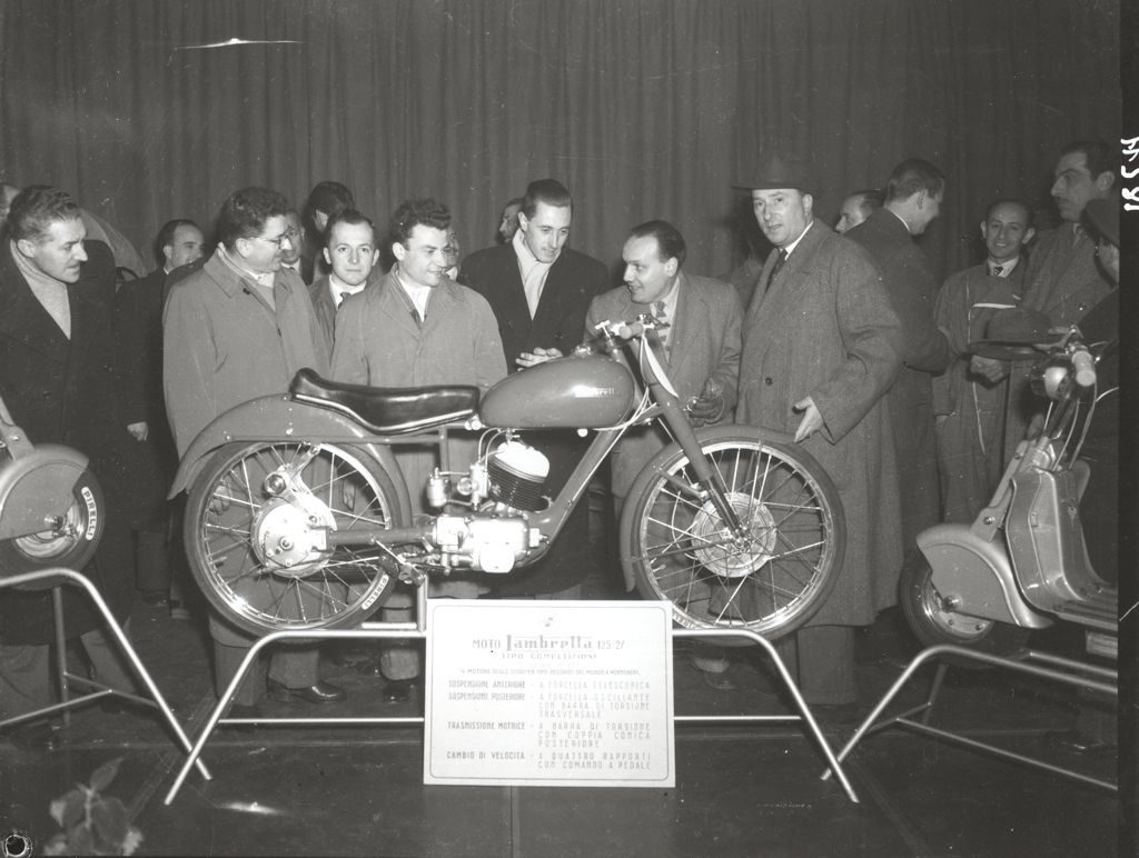 1949 Lambretta 125 for competition in the Milan exhibition