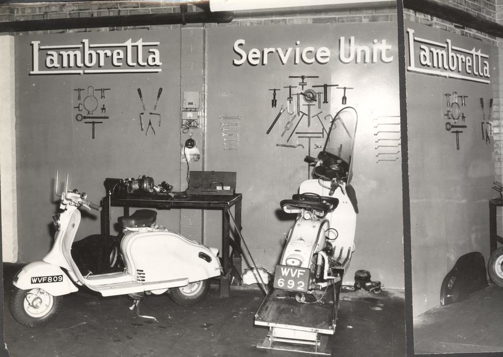Lambretta service unit in England